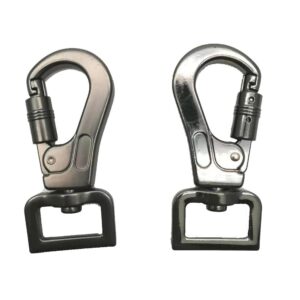 high quality 20mm gunmetal swivel carabiner snap hook for dog leash