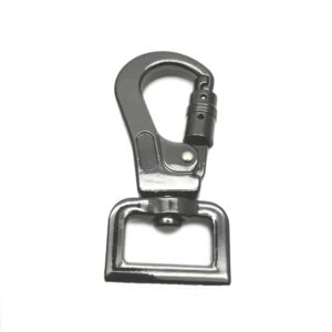 high quality 20mm gunmetal swivel carabiner snap hook for dog leash