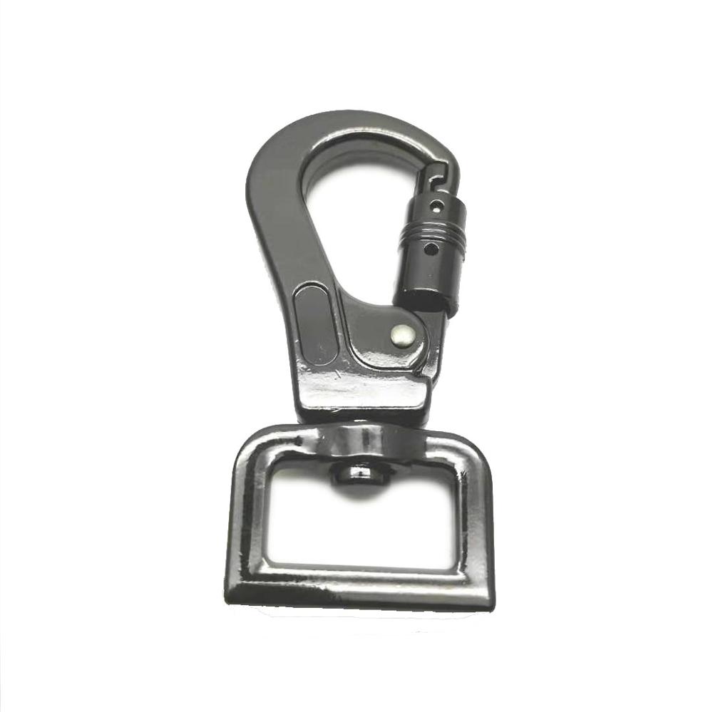 high quality 20mm gunmetal swivel carabiner snap hook for dog leash high quality 20mm gunmetal swivel carabiner snap hook for dog leash