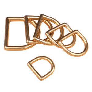solid brass d ring