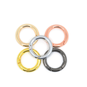 zinc alloy round carabiner clip