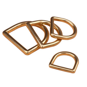solid brass d ring