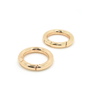 zinc alloy round carabiner clip