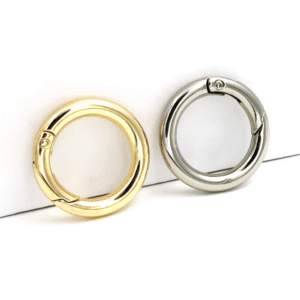 zinc alloy round carabiner clip