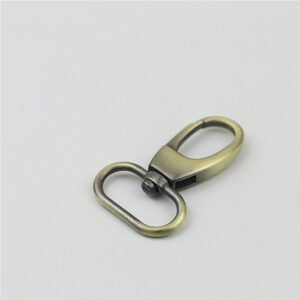 25mm zinc alloy swivel hook bag strap keychain