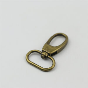 25mm zinc alloy swivel hook bag strap keychain